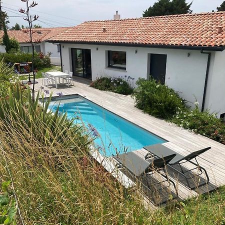 Villa Avec Piscine Privee, Vue Sur Mer Et Plage A Pied 800M Saint-Jean-de-Luz Exterior photo