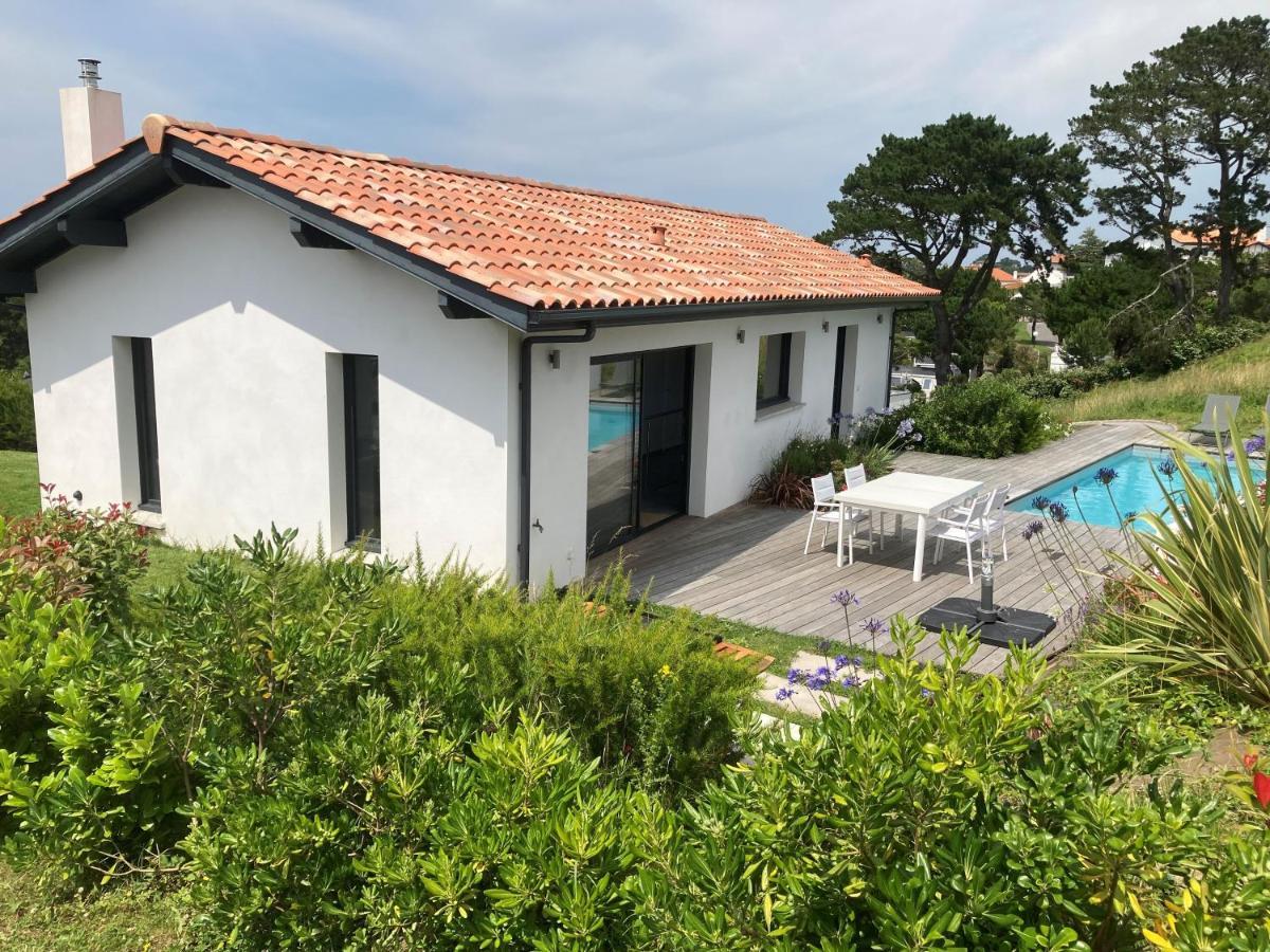 Villa Avec Piscine Privee, Vue Sur Mer Et Plage A Pied 800M Saint-Jean-de-Luz Exterior photo